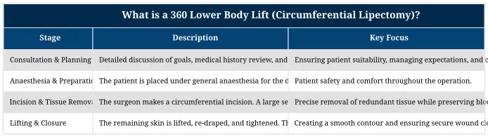 What is a 360 Lower Body Lift (Circumferential Lipectomy)?