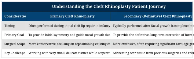 Understanding the Cleft Rhinoplasty Patient Journey